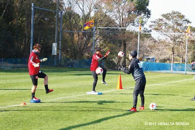 練習風景(提供：ベガルタ仙台)2