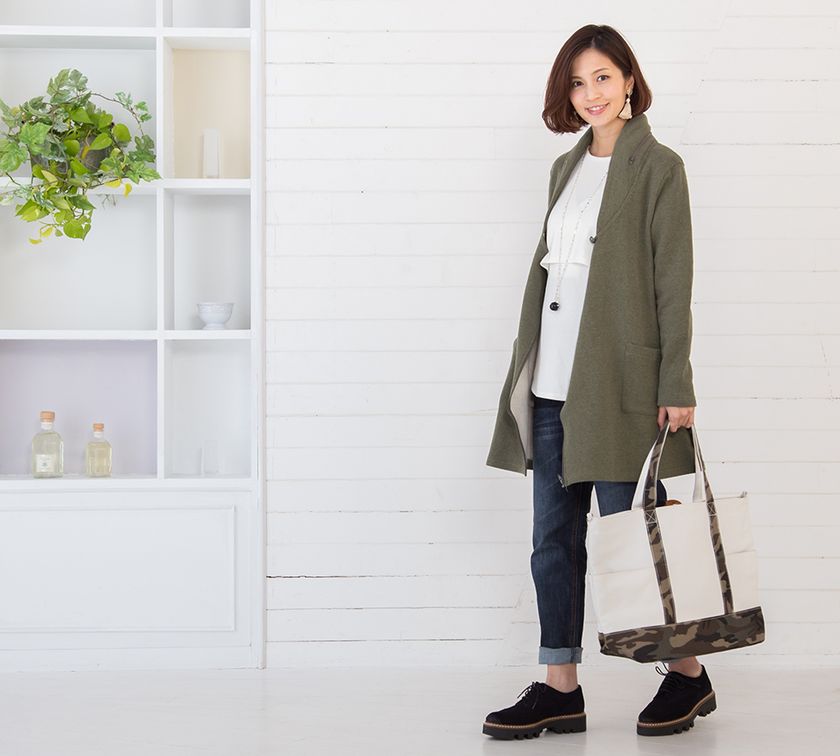 第一子妊娠中の安田美沙子さん　
マタニティブランドの新イメージモデルに！