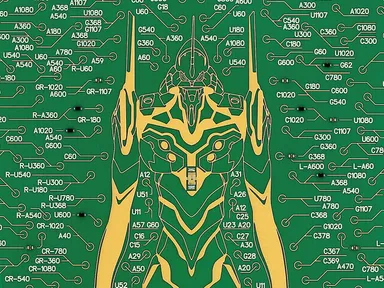 エヴァンゲリオン初号機デザイン 拡大写真／(C)khara