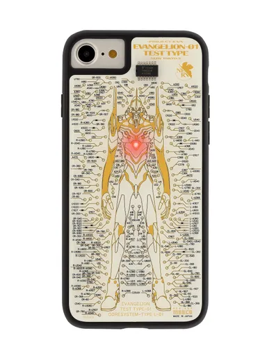 FLASH EVA01 基板アート iPhone 7ケース　白／(C)khara