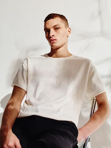 PACHO SHORT SLEEVE KNIT