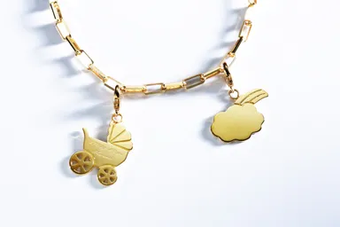 K18チャームブレスレット 4