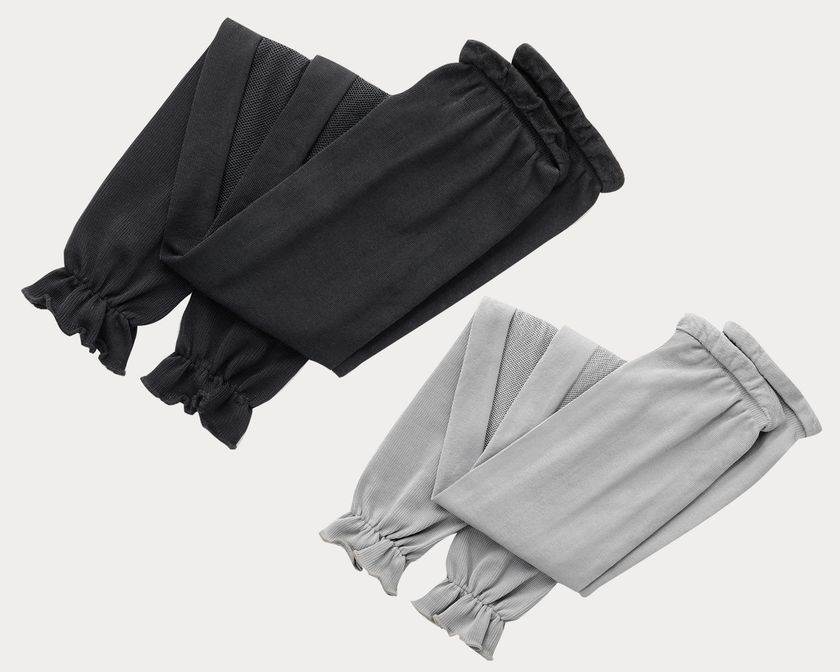 ～見逃しがちな指先までしっかりUVカット～
2017年3月30日（木）より数量限定新発売！
『メッシュさらさらアームカバー』