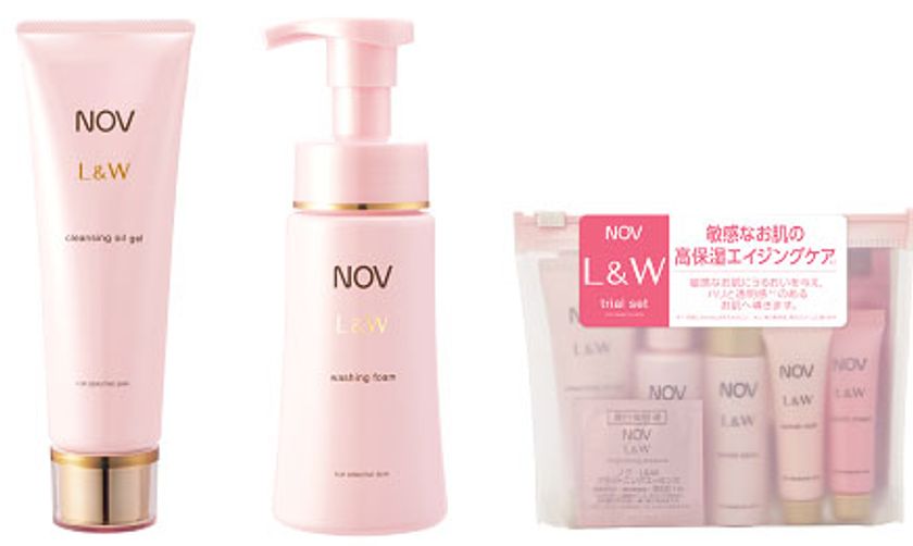 【4月20日】『ノブ』の高保湿エイジングケア*1
「Ｌ＆Ｗシリーズ」より、大人敏感肌のための
「メイク落とし」と「泡状洗顔料」発売