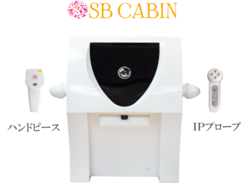 エステ業界初！
1台8役のセルフサービス専用複合美容器3月1日新発売