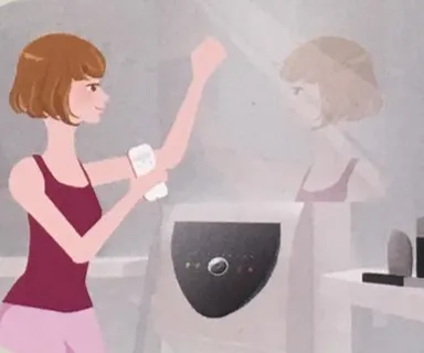 セルフ施術イメージ