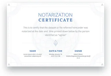Acronis Notary(TM)