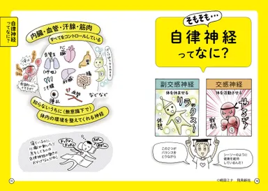 自律神経の仕組みも、心療内科医がきちんと監修。