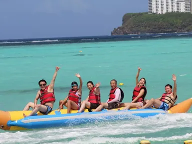 グアムの海でリフレッシュ