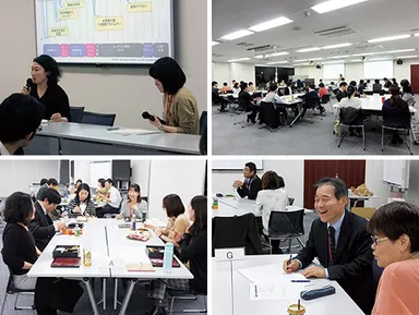 「ワーク・ライフ・バランス推進ランチ会」の様子