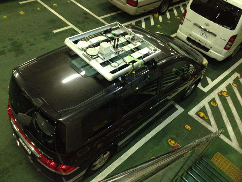 自動運転システム開発に不可欠な“移動体GNSS精密データ”　
全国版のパッケージ販売に向け、収集走行を開始