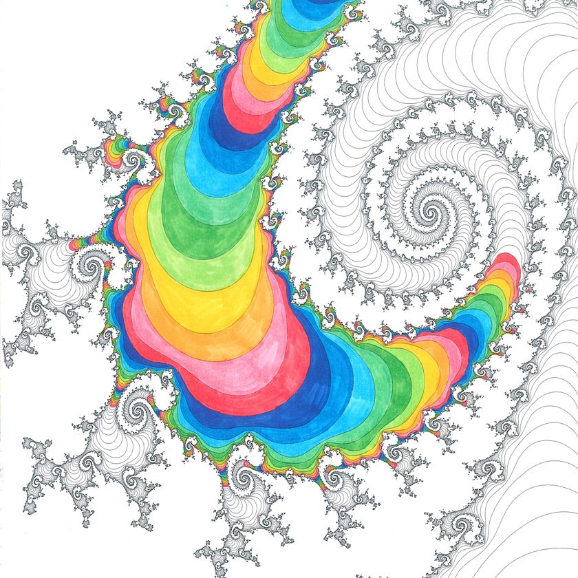 数学の世界がアートになった、大人の塗り絵の異色作
『世界一美しい数学塗り絵 ―宇宙の紋様』重版出来