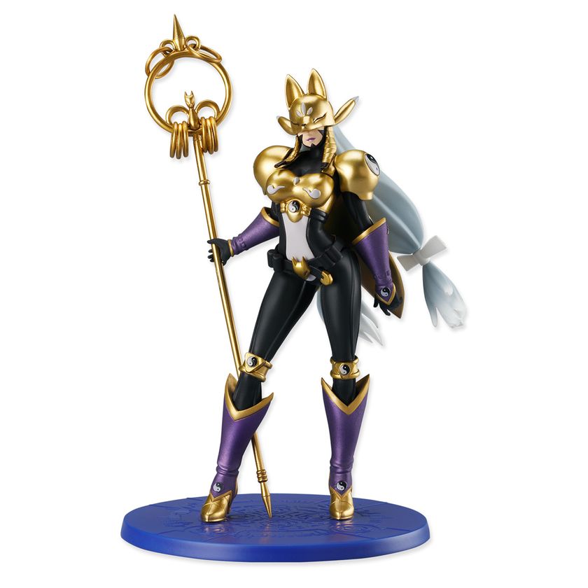 デジモンテイマーズの『サクヤモン』が高級食玩で立体化　
“最も美しい進化シーン”に現れる陰陽陣の台座付き