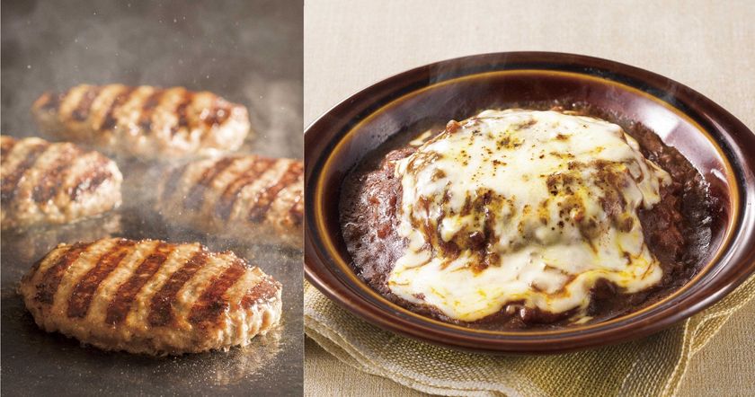 デニーズの新・合挽きハンバーグ登場
累計販売数1,100万食の「ハンバーグカレードリア」も
ダンゼン美味しく進化!