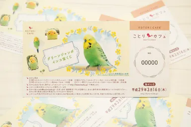 グリーンジャンボインコ宝くじ 2