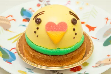 グリーンセキセイインコケーキ