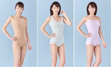 左から『スキニッククール』『スキニッククール 涼感メッシュ』『エアさらりー』