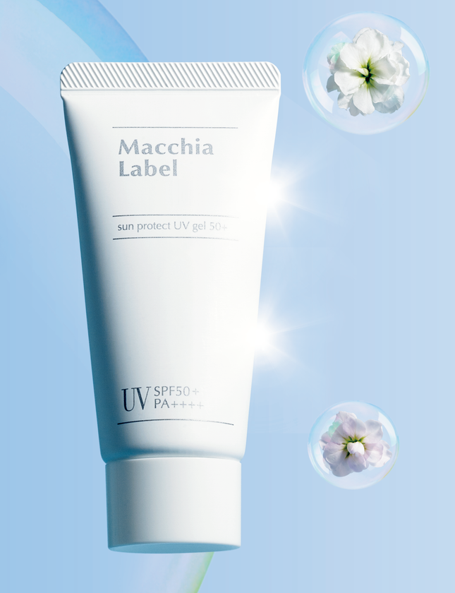 マルチにカットする美容液UVジェル
マキアレイベル『サンプロテクトUVジェル50＋』
～2017年3月1日(水)新発売～