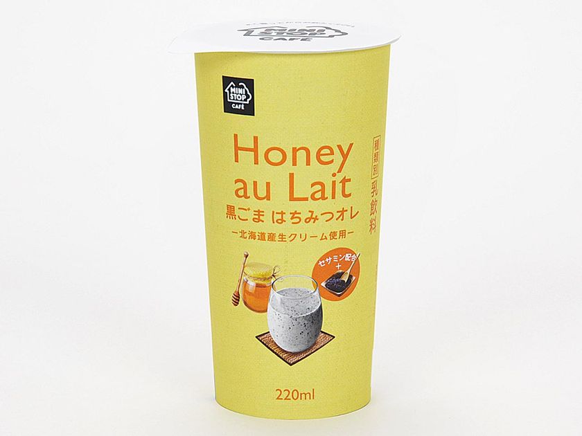 はちみつと香ばしい黒ごまを組み合わせた
セサミン配合の「黒ごま はちみつオレ」
 ２／２１（火）発売開始！