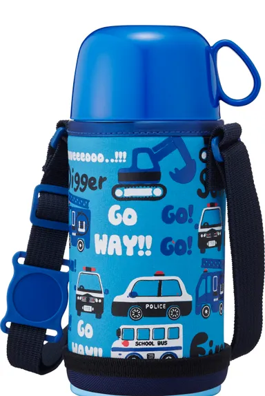 コップ　ふわふわAir 2WAY　ブルー