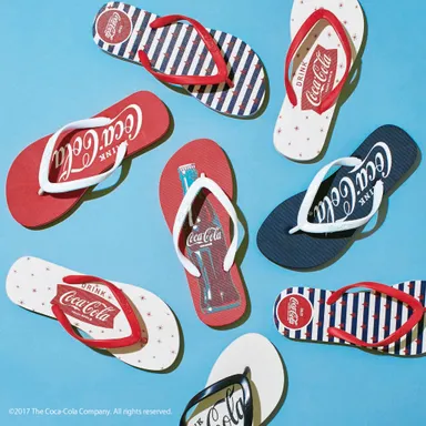 「コカ・コーラ」ビーチサンダル