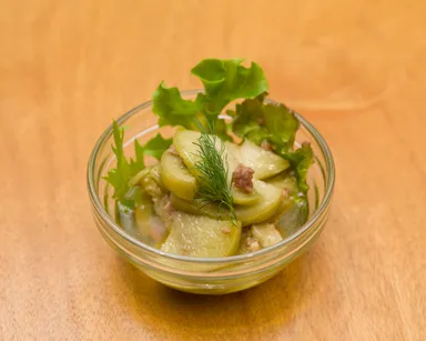 ナスと生ハムのマリネ