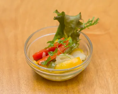 自家製ピクルス(ペペロナータ)