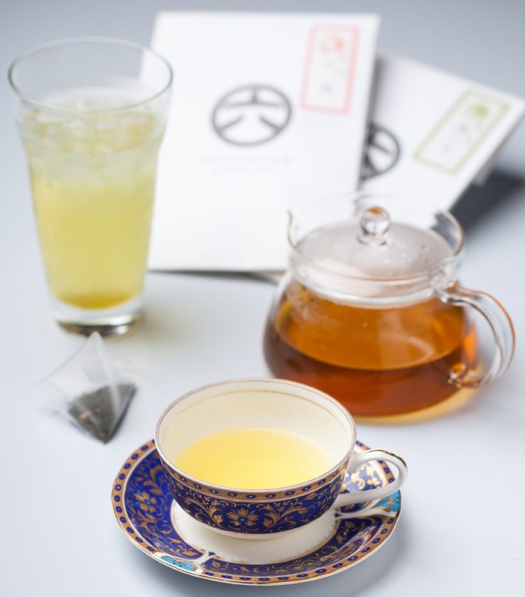 嵐山限定！お菓子を味わう、オリジナルフレーバーティー 
「からめる茶」(白桃・はちみつ)2017年3月1日より新発売
