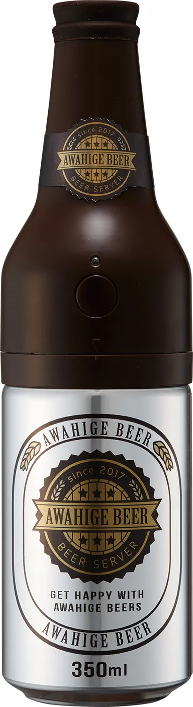 泡ひげビアー DBS-17　ブラウン(装着イメージ)