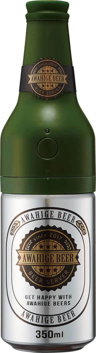 泡ひげビアー DBS-17　グリーン(装着イメージ)