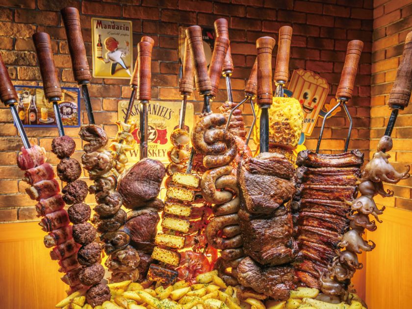 備長炭で焼くBBQを“シュラスコ”スタイルで食べ放題！
『BB QPARADAISE M2』が福島市に3月1日(水)オープン