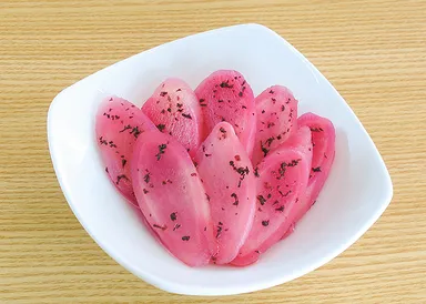 『岩下の新生姜 ゆかり(R)仕立て』盛付例