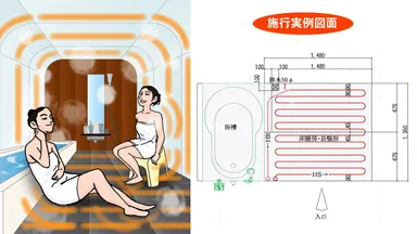 浴室岩盤浴イメージ