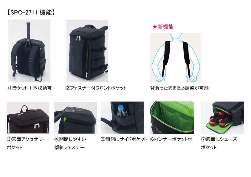 スリクソンテニス用バッグ「ツアーライン」5機種を新発売｜ダンロップ 