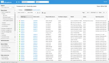 ハードウェア資産管理