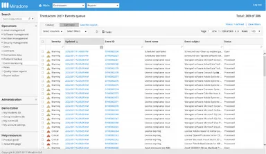 イベントログ管理