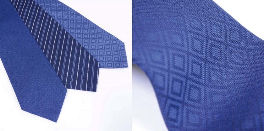 トレンドのアビス(深海)カラーのシルクネクタイを
3月1日に発売！
しなやかな締め心地で、爽やかな新年度のスタートを