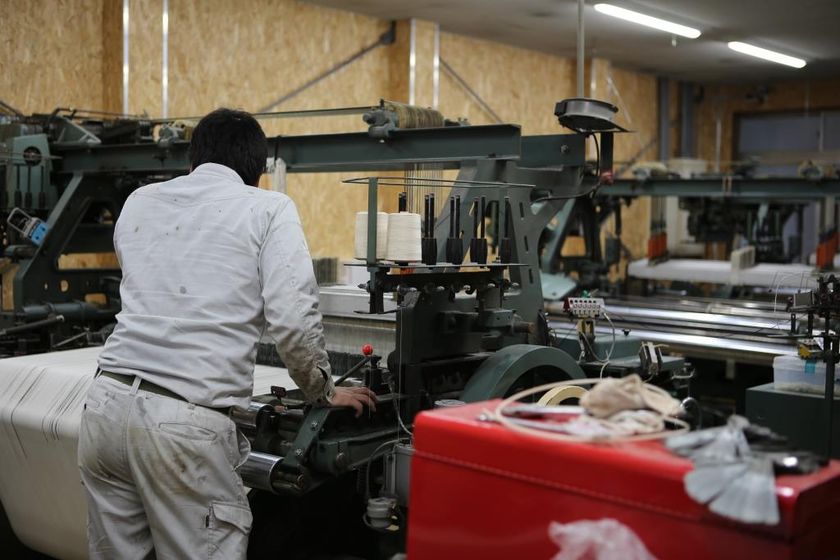 『松右衛門帆(まつえもんほ)』織工場ついに完成!
生地製造から縫製まで自社生産も開始!