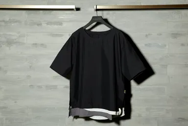 AlexanderLeeChang CORDURA P/O SHIRT カラー：ブラック 価格：￥16,000(税別)