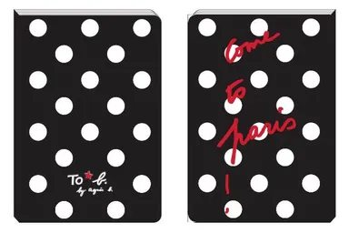 【トゥービー バイ アニエスベー】ドットプリントノートブック画像