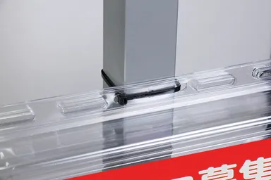 結束バンドで取り付け