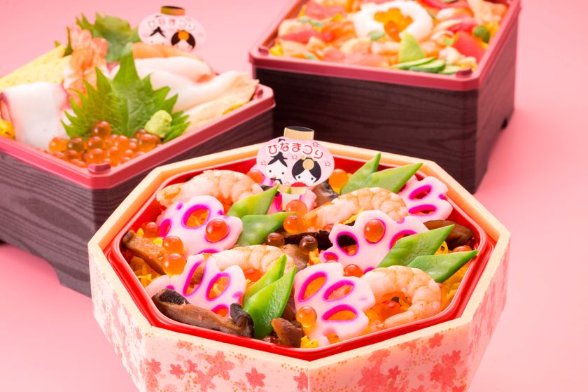 ~徳兵衛より女の子の健やかな成長を祈って~
‘ひなちらし’などひなまつり限定商品登場!