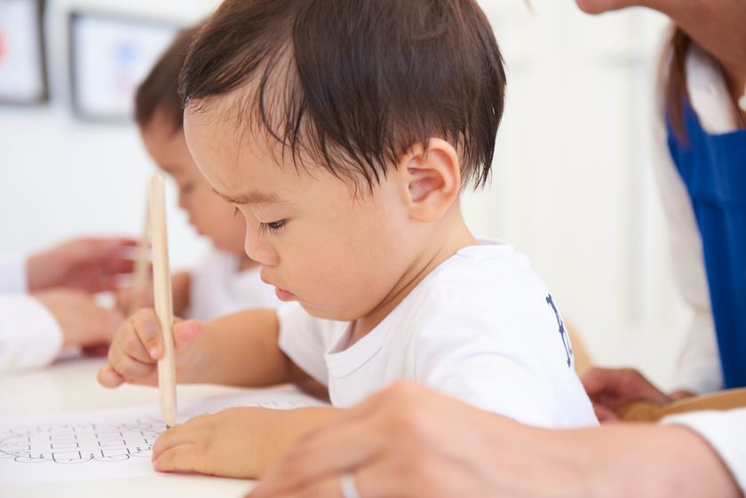 ＜英進館×小学館集英社プロダクション＞
2017年4月に未就学児対象の教室展開を開始