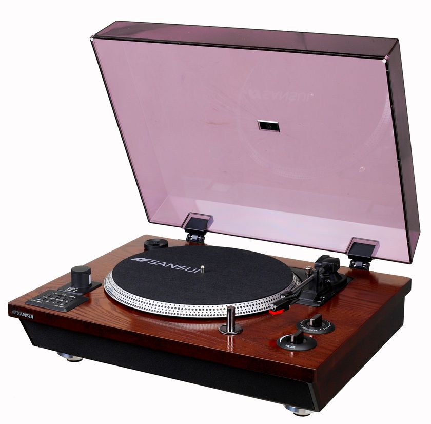 SANSUI、Bluetooth(R)スピーカー搭載の
レコードプレーヤーが新登場!