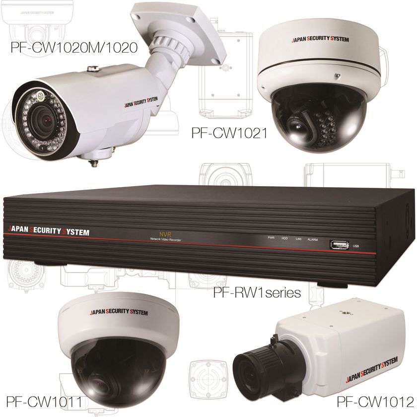 日本防犯システム、ネットワークカメラ・
ビデオレコーダー計8機種を3月7日に新発売