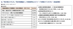 「色の見えづらさ」「色の見間違い」の具体的エピソード