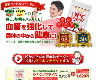 「血管年齢チェッカー」サイトイメージ