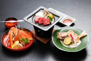 のどぐろ、カニ、しまね和牛