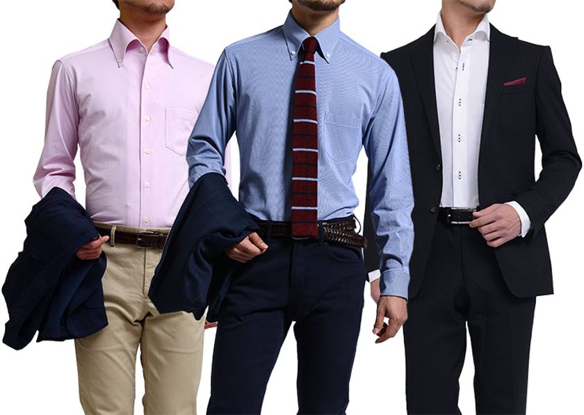 累計32,000枚以上販売したニット生地使用のワイシャツ　
肌触り良し・アイロン不要！
透け感が少ない『ビズポロ』2017年モデル発売