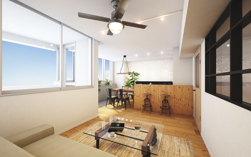 「Ungrid」×リノベーションのオンラインマーケット「カウカモ」
共同プロデュースで『リノベーションマンション』を発表